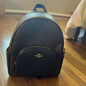 COACH Large Court Backpack in Signature Canvas